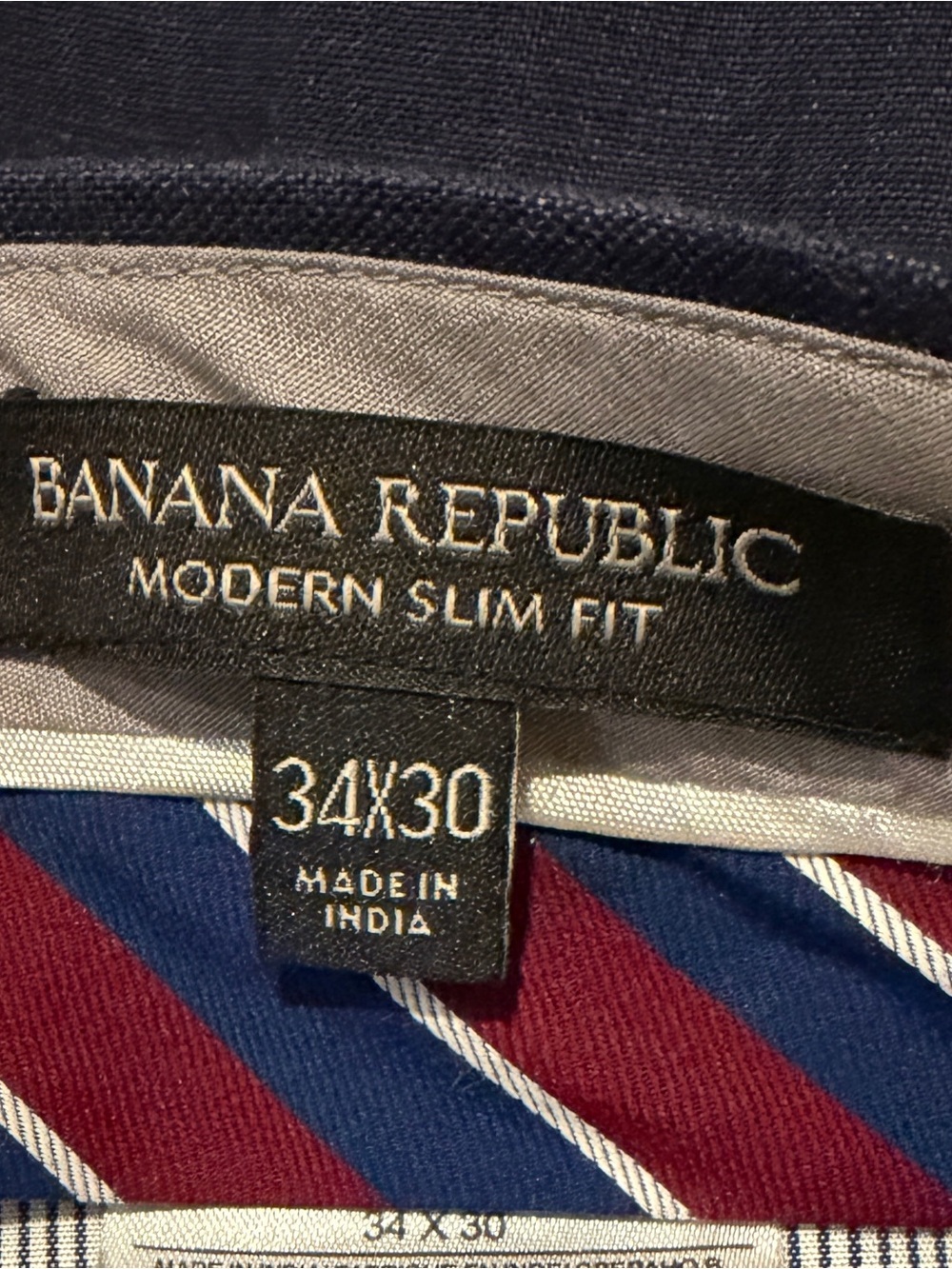 Banana Republic Navy Linen 3 Pocket Suit - Picture 5 of 13